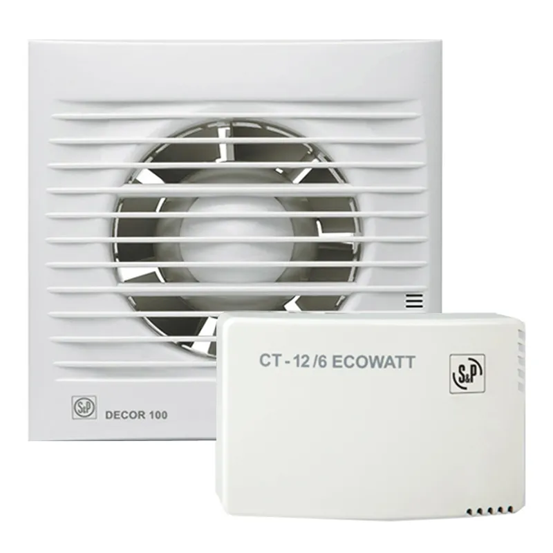Накладной вентилятор Solar Palau KIT Decor-100CZ 12V + CT-12/6 ECOWATT